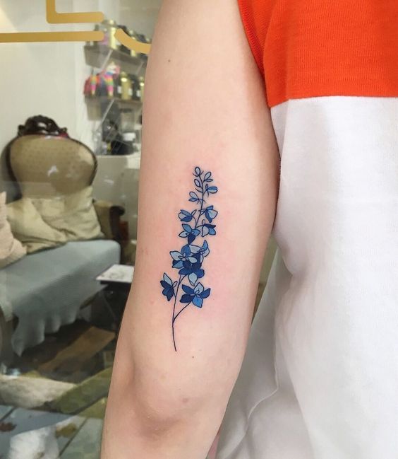 Share 78 larkspur and water lily tattoo latest  thtantai2