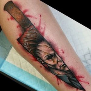 Interesting tattoo ideas for Michael Myers fans 1