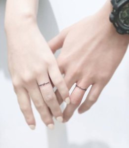 Make your ring really permanent with a ring finger tattoo 2