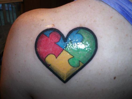 28 Heart Puzzle Tattoos