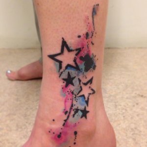 Planning to get stars tattoo Here are some inspirational ideas 5