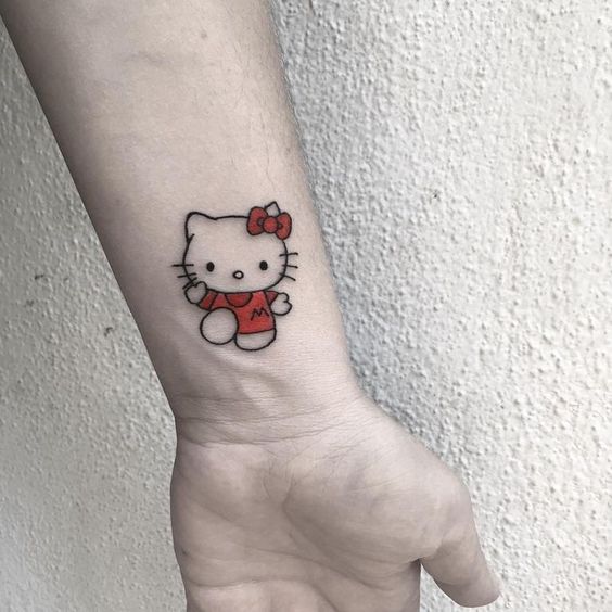 Dark Hellos Kitty Tattoo Sticker – Hello Kitty Camp