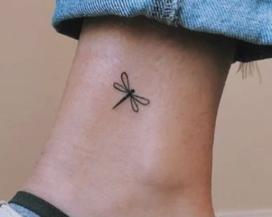 Small dragonfly tattoos are hiding something magical to discover