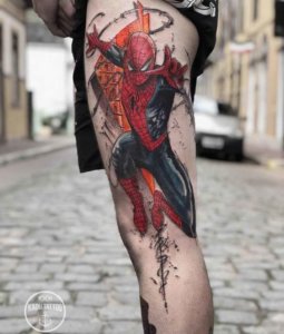 Spiderman as one of the best Marvel movies is also popular tattoo idea 2