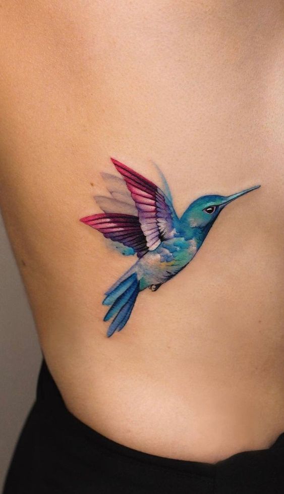 Hummingbird Tattoos Meanings Tattoo Designs  Ideas  Purple tattoos Hummingbird  tattoo Hummingbird flower tattoos