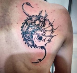 Why Yin Yang tattoos with dragon can be unforgettable explained through images 4