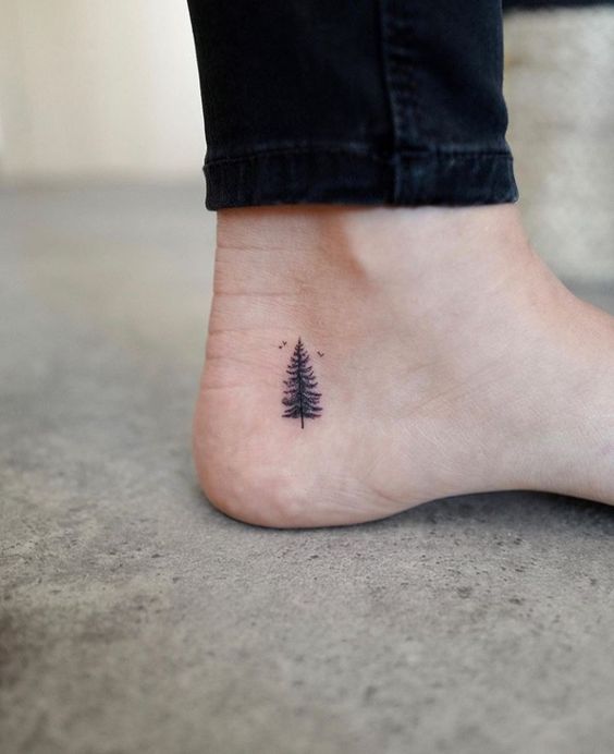 Tree Tattoo Design  Forest Ink Ideas as a Symbol of Life  Knowledge   Simple tree tattoo Tiny tree tattoo Tree tattoo small