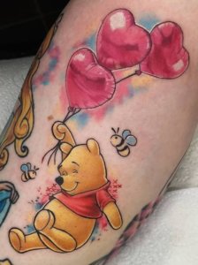 10 Best tattoos for fans of Winnie the Pooh 8