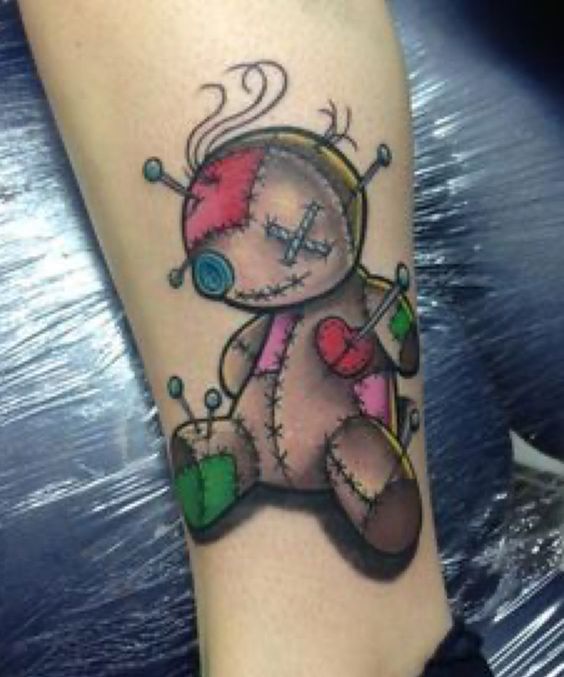 10 Mind-blowing almost scary voodoo doll tattoos