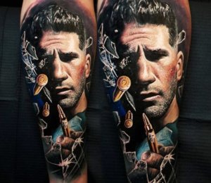 10 Mind blowing punisher tattoo ideas for him and her 9