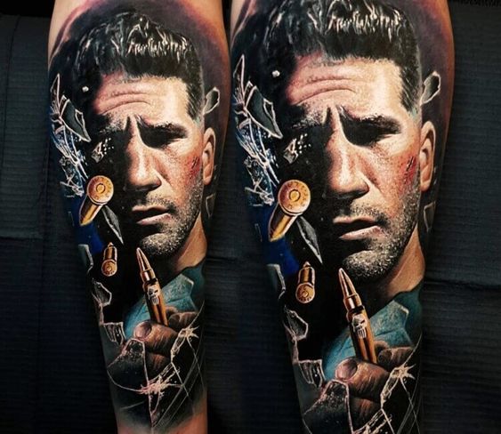 10 Mind-blowing Punisher tattoo ideas for him and her
