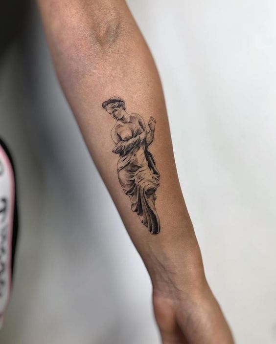 20 cutest feminine Greek goddess tattoos with their meanings  Tukocoke