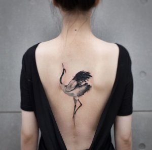 10 Reasons why there is no mistake with crane tattoo 4