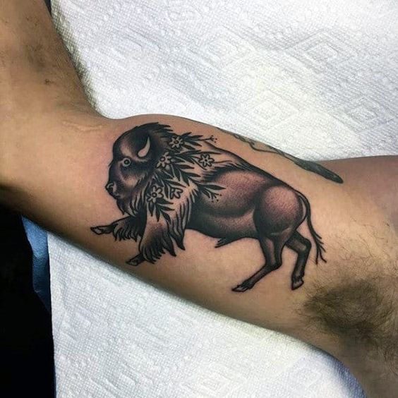buffalotattoo  Dragonfly Ink  Buffalo tattoo Bison tattoo Tattoos