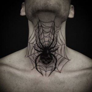 20 Best spider net tattoo ideas 6