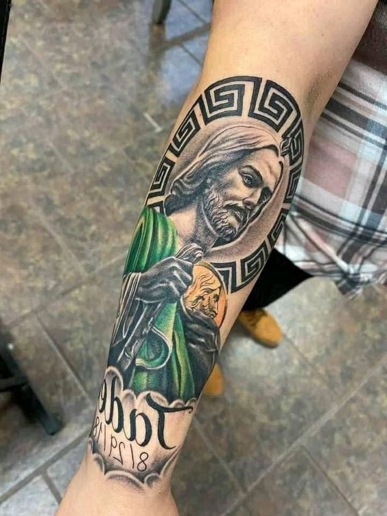 150 Awesome San Judas Tattoos Designs With Meanings 2023  TattoosBoyGirl