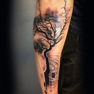 Awsome tree arm tattoos for any gender 2
