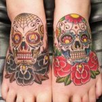 Check these 10 awesome Día de los Muertos tattoos with skull