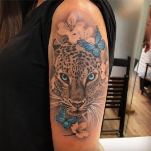Cheetah female tattoo is fantastic tattoo for you 1