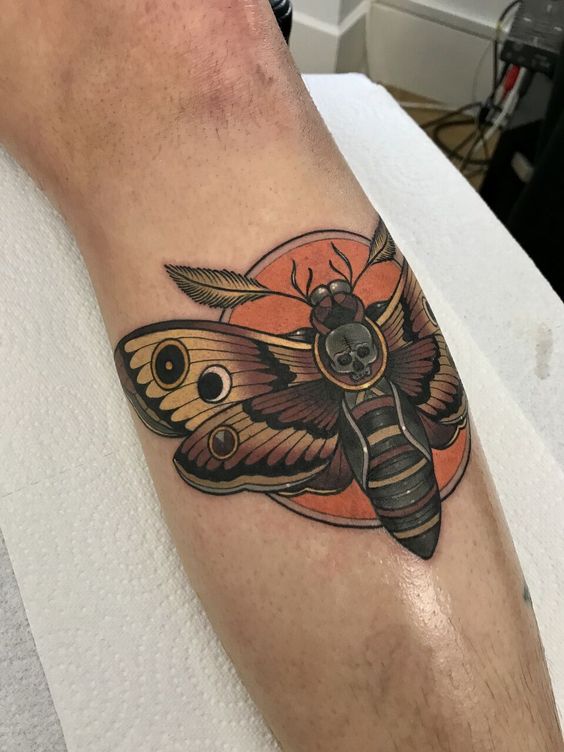 Hannibal Lecters Favorite Insect Death Moth Tattoos  Tattoodo