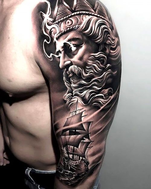 Greek mythology sleeve done by me Anja Ferencic Forever yours tattoo  parlour Opatija  rtattoos