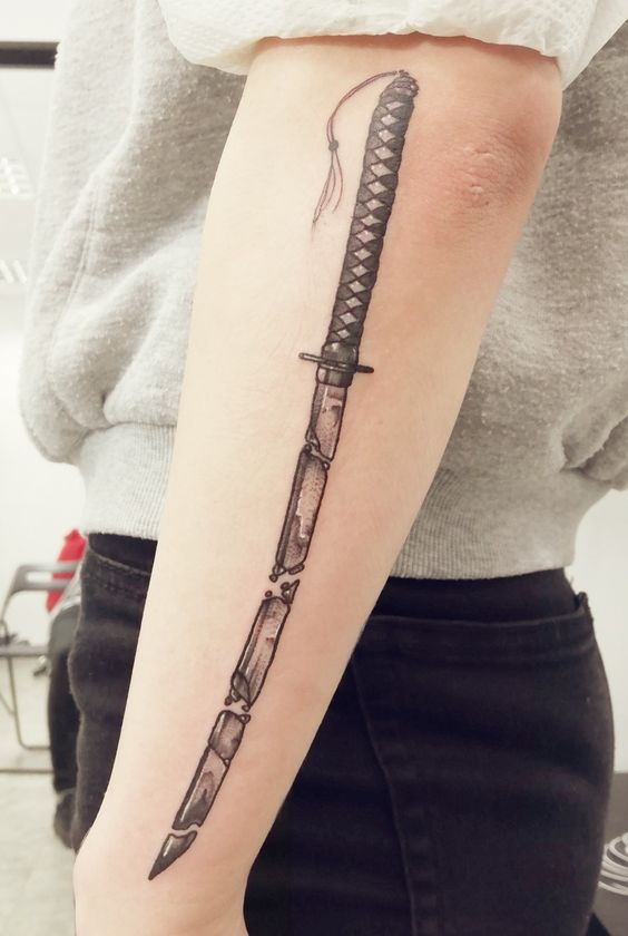 Learn 95 about katana sword tattoo super cool  indaotaonec