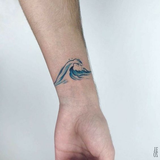 Inspiration of stunning wave tattoos on wrist