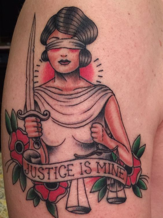 101 Best Lady Justice Tattoo Ideas You Have To See To Believe  Outsons