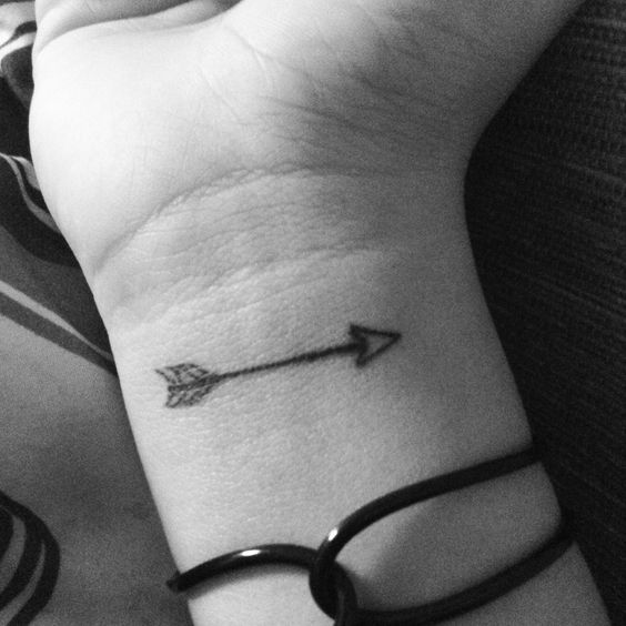 Magic of the arrow wrist tattoo
