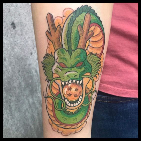 Shenron forearm tattoo will make your arm memorable
