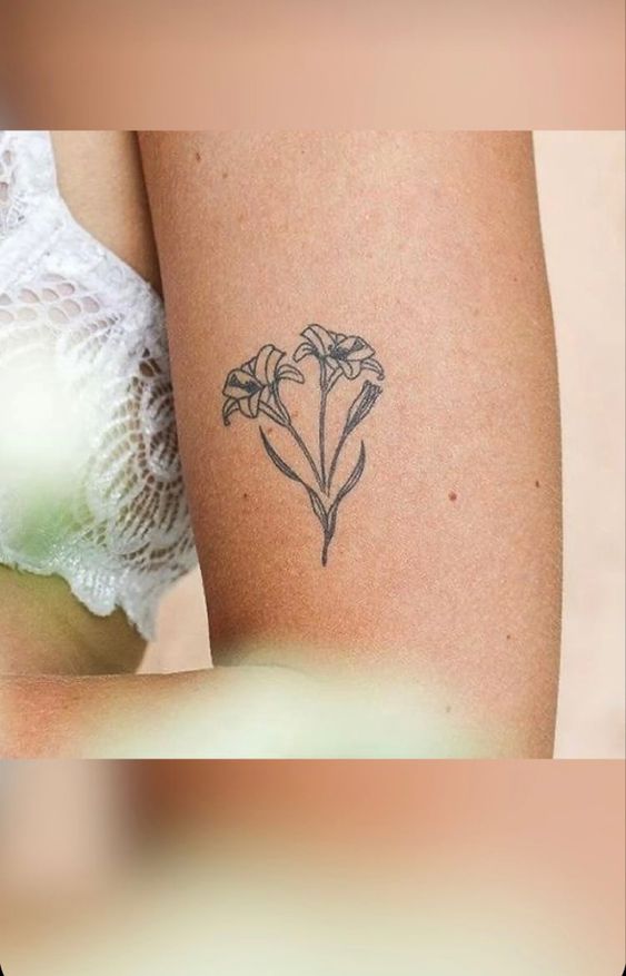 Top 47 Best Honeysuckle Tattoo Ideas  2021 Inspiration Guide  Honeysuckle  tattoo Birth flower tattoos Flower tattoo