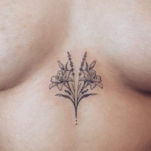 Simple honeysuckle tattoo ideas is indeed really tempting 4