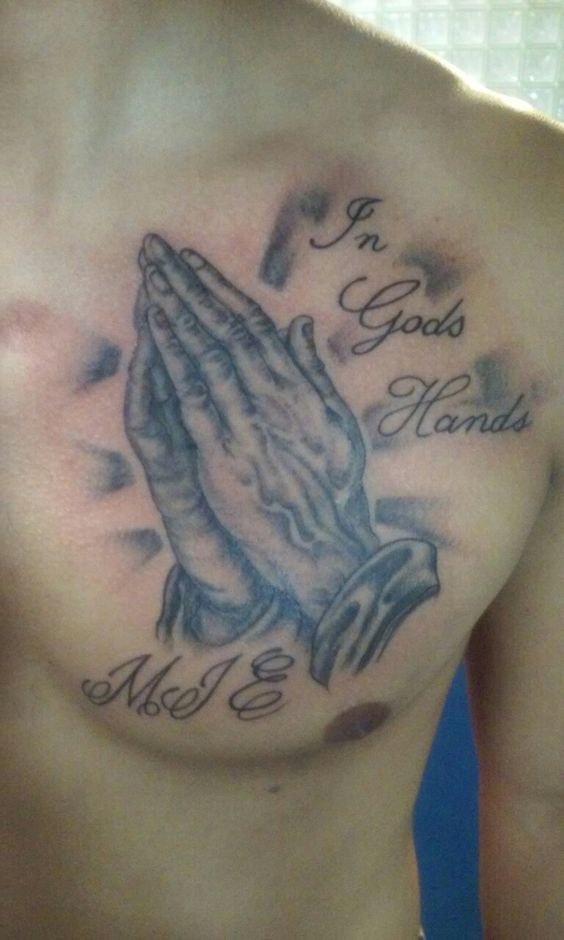Praying Hands by Cat Johnson TattooNOW
