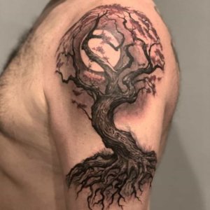 Trees are growing to hights so tattoo them on your shoulder 2