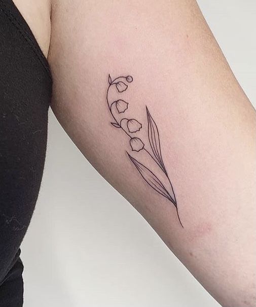 20 Gorgeous lily of the valley tattoo ideas
