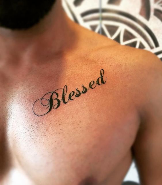 Blessed Tattoo Font  Blessed Written In Cursive HD Png Download   Transparent Png Image  PNGitem