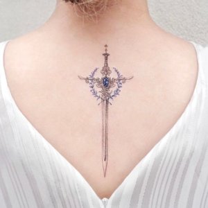Why sword tattoos on back are actually so adorable 3