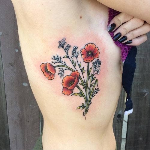 Poppy Flower Tattoos An Accurate Guide To Their Meanings