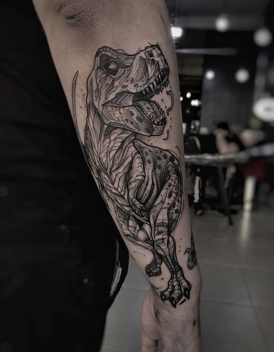 Dinosaurs tattoo