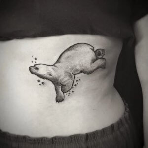 20 Best polar bear tattoo designs 16