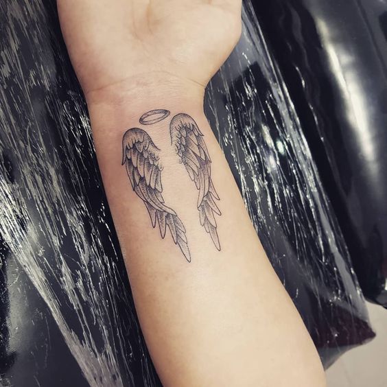 Angel Wing Wrist Tattoos: Have Faith with Elegance and Style