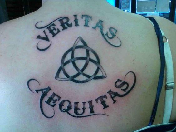 Veritas Aequitas Temporary Tattoo Temp Tat Boondock Saints  Etsy