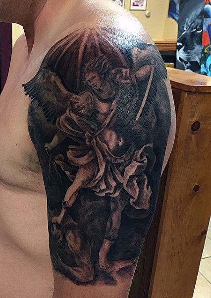 Meaning of St Michael tattoo