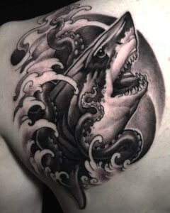 Fascinating meaning of shark tattoos 5