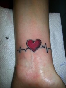 Heartbeat Tattoo Images - Free Download on Freepik