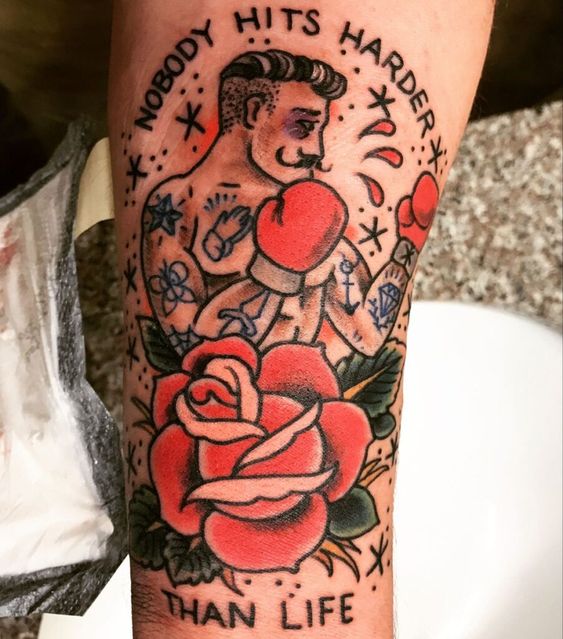 Fabulous Traditional Boxing Tattoo Ideas: Stand Out with Style