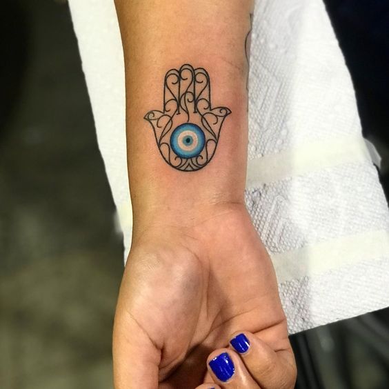 Ideas and meaning of evil eye tattoos 4