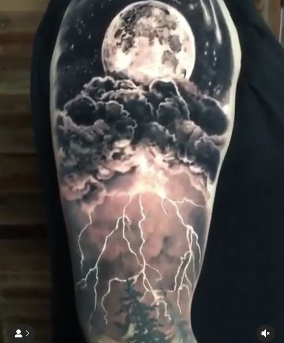 lightning tattoo on shoulderTikTok Search