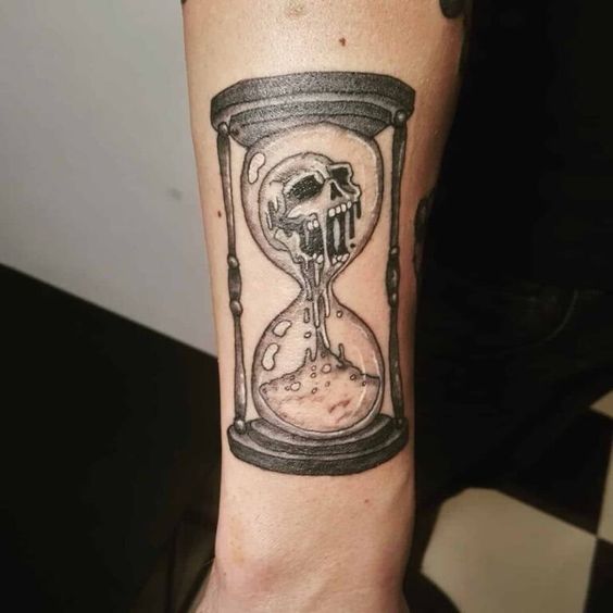 Meaning of hourglass tattoos: The Sands of Time