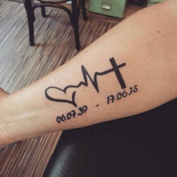 Buy Mountain Heartbeat Temporary Tattoo Online in India  Etsy